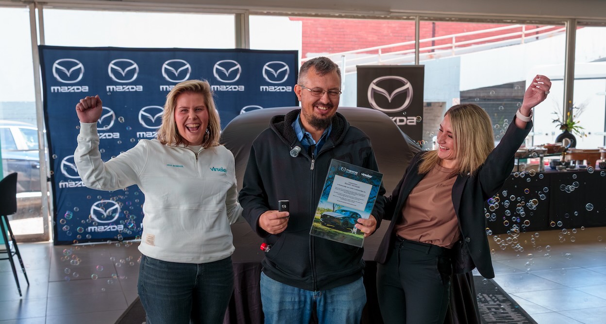 Virseker Rewards Loyal Customer with Brand-New Mazda CX-30 in Life-Changing Competition